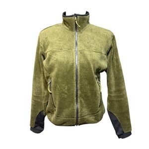 Arcteryx Delta SV Pollartec Zip Moss Green Fleece Sweatshirt Size S Women